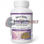 Ashwagandha [Ашваганда] (600 мг x 30 капс), Natural Factors