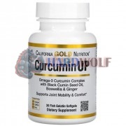 Curcumin [Куркумин] (30 fish gelatin капс), California Gold Nutrition