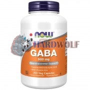GABA [ГАБА] (500 мг x 200 капс), NOW Foods