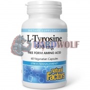 L-Tyrosine [Тирозин] (500 мг x 60 капс), Natural Factors