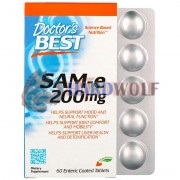 SAM-e [Адеметионин] (200 мг x 60 табл), Doctor's Best
