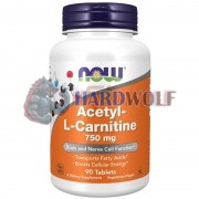 Acetyl L-Carnitine (750 мг x 90 табл), NOW Foods