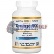 Omega 800 [Pharmaceutical Grade Fish Oil] (90 шт по 1000 мг), California Gold Nutrition