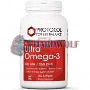 Ultra Omega-3 [500 EPA x 250 DHA] (180 шт), Protocol For Life Balance
