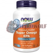 Super Omega EPA [Molecularly Distilled] (120 шт по 1000 мг), NOW Foods