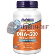 DHA-500 [Double Strength] (90 шт по 1000 мг), NOW Foods
