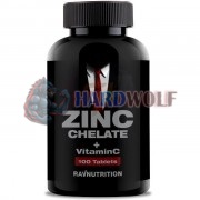 Zinc Chelate + Vitamin C (100 шт), Ravnutrition