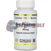 Zinc Picolinate (120 шт по 50 мг), California Gold Nutrition