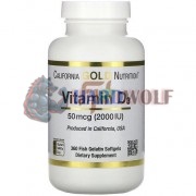 Vitamin D3 (360 шт по 2000 IU), California Gold Nutrition