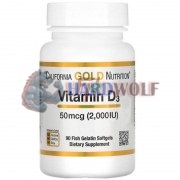 Vitamin D3 (60 шт по 50 мкг: 2000 МЕ), California Gold Nutrition