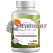 Vitamin D3 & K2 [5000 IU x 120 mcg] (90 шт), Zahler