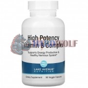 High Potency Vitamin B Complex (90 шт), Lake Avenue Nutrition