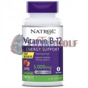 Vitamin B-12 [Fast Dissolve] (100 шт), Natrol