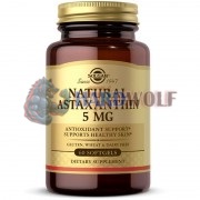 Natural Astaxanthin exp 11x22 (60 шт по 5 мг), Solgar