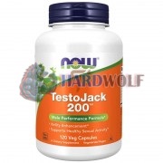 TestoJack 200™ (120 шт), NOW Foods
