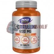 L-Citrulline [Extra Strength] (120 шт по 1200 мг), NOW Foods