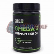 Omega 3 [Premium Fish Oil] (90 шт по 1000 мг), Muscles Design Lab