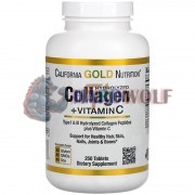 Collagen + Vitamin C (250 шт), California Gold Nutrition