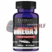 Omega-3 [Fish Oil Supplement] (90 шт по 1000 мг), Ultimate Nutrition
