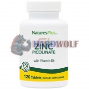Zinc Picolinate [with vitamin B6] (120 шт), Nature's Plus
