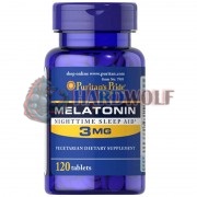 Melatonin (120 шт по 3 мг), Puritan's Pride