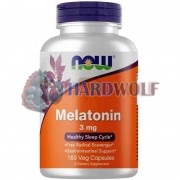 Melatonin (180 шт по 3 мг), NOW Foods