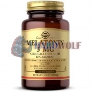 Melatonin (60 шт по 3 мг), Solgar