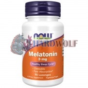 Melatonin (90 шт по 3 мг), NOW Foods