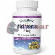 Melatonin (90 шт по 3 мг), Natural Factors