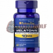 Melatonin [Super Strength] (60 шт по 10 мг), Puritan's Pride