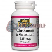 Chromium & Vanadium (90 шт), Natural Factors