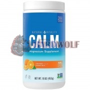 Calm [Magnesium Supplement Powder] (453 гр: 113 порций), Natural Vitality
