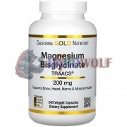 Magnesium Bisglycinate TRAACS® (240 шт), California Gold Nutrition