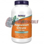 Magnesium Citrate (250 шт по 1330 мг), NOW Foods