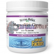 Magnesium Citrate [Powder] (250 гр: 75 порций), Natural Factors