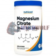 Magnesium Citrate [Powder] (500 гр: 320 порций), Nutricost