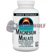 Magnesium Malate [3750 мг per порцийing] (200 шт), Source Naturals
