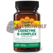 Coenzyme B-Complex (30 шт), Country Life