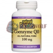 Coenzyme Q10 [All-Natural Form] (120 шт по 100 мг), Natural Factors