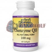 Coenzyme Q10 [All-Natural Form] (60 шт по 100 мг), Natural Factors