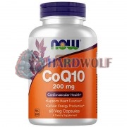 CoQ10 (60 шт по 200 мг), NOW Foods
