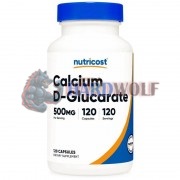 Calcium D-Glucarate (120 шт по 500 мг), Nutricost